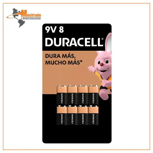 [1604TB8] Pila 9V Duracell Alcalinas Duracell 