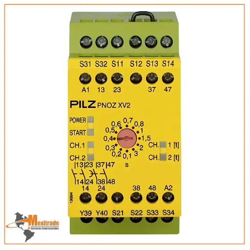 [774502] PNOZ XV2 3/24VDC 2n/o 2n/o t