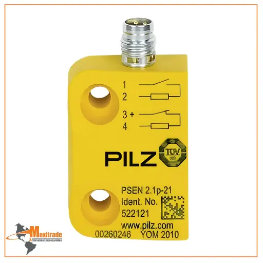 [522121] PSEN 2.1p-21/8mm/LED/1switch