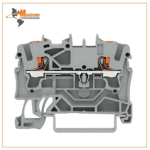 [2210-1207] 2-conductor through terminal block WAGO 
