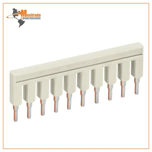 [2002-410] Push-in type jumper bar; insulated IN 25 Wago