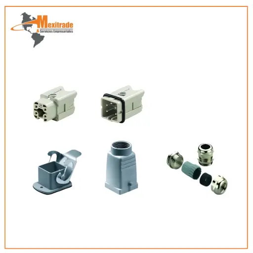 [1712590000] Kit de Conector Industrial Weidmüller HDC-KIT-HA 04.400 