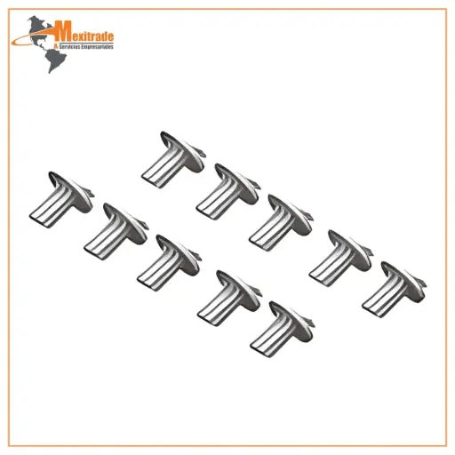 [3398152] Clips De Fijación, 10 Piezas