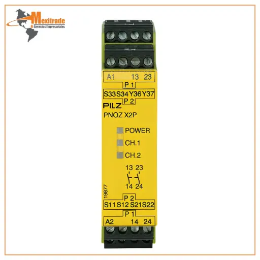 [777303] PNOZ X2P 24 VAC/DC 2 NA Relevador de Seguridad 