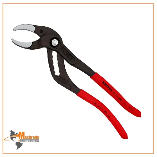 [81 01 250 SB] Pinzas para tuberías y racores recubiertas de plástico KNIPEX 81 01 250 SB, 250 mm