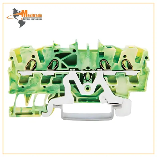 [2002-1407] Borna de tierra para 4 conductores; 2,5