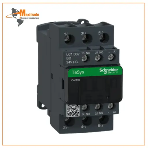 [LC1D32BDC] Contactor - 3P AC-3 440 V 32 A - Bobina 24 VDC - Antip