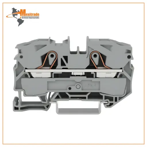 [2016-1201] Borna de paso para 2 conductores; 6 mm²