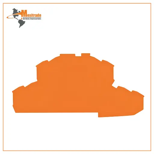 [2002-2492] Placa final e intermedia, espesor 0,8 mm WAGO