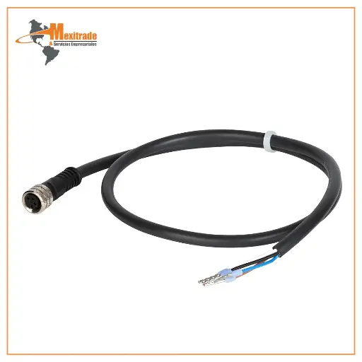 [088814] Cable de conexión con conector M8, 4 polos, 10 m C-M08F04-04X025PV10,0-ES-088814 EUCHNER