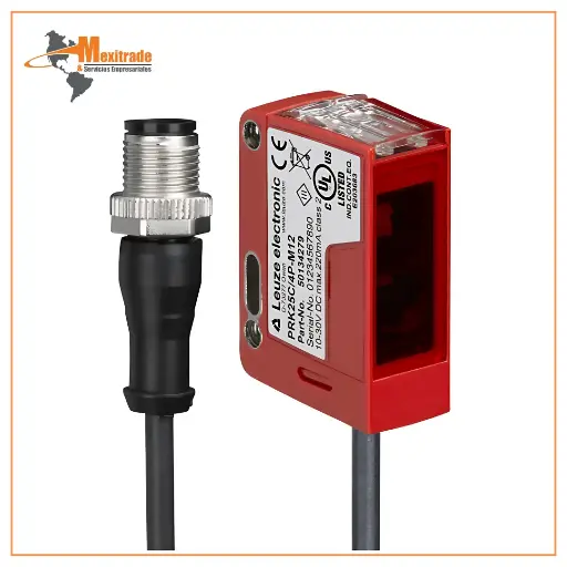 [50144817] Sensor láser fotoeléctrico retro-reflectivo polarizado PRK25C.A2/6G-200-M12 LEUZE