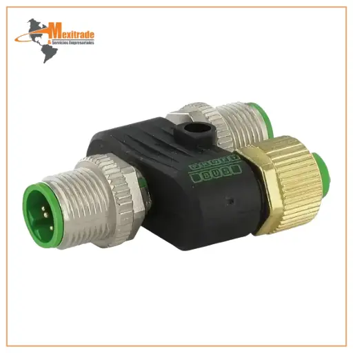 [7000-44151-0000000] Acoplador T M12 macho / M12 macho + hembra B-cod