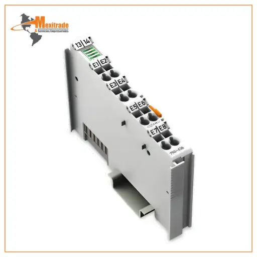 [750-430] Módulo de Entrada Digital WAGO 750-430, 8 Canales, 24 V DC